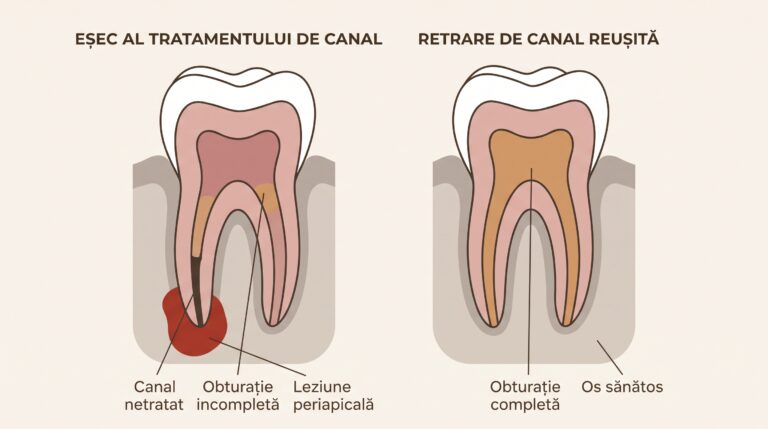 Retratament endodontic în Cluj-Napoca: când se mai poate salva un dinte